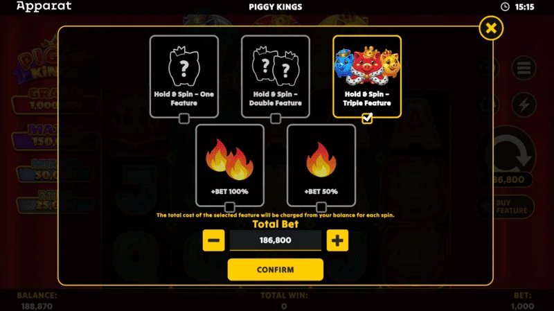 Piggy Kings - velika pobjeda u Hold and Spin